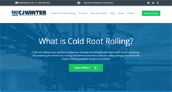 Desktop Screenshot of coldrootrolling.com